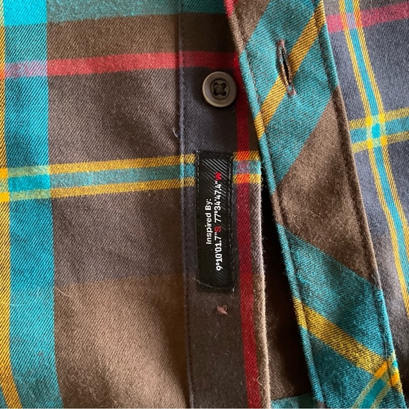 Marmot Anderson Lightweight Flannel Shirt - Brown and Blue - Picture 3 of 8